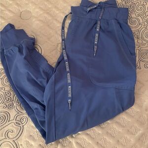 Medcouture Ceil Blue jogger scrub Pants